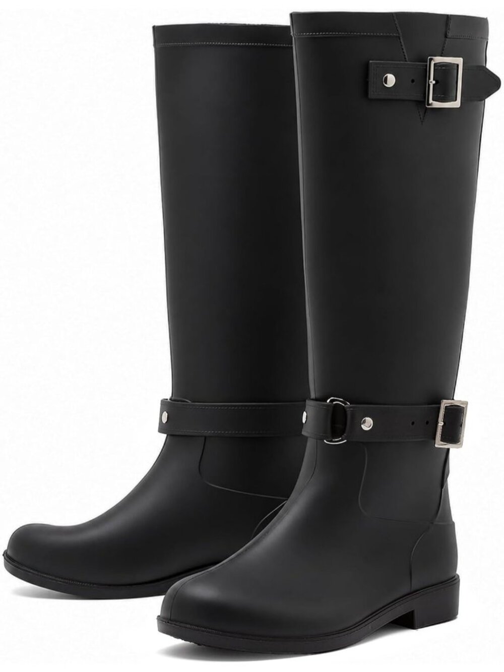 Women's Metallic Comfortable Lightweight Waterproof Knee-High Garden Work Boots